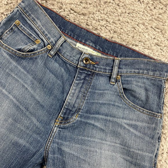 Raleigh Denim Graham Fit Jeans Men's 31x30 Relaxed Taper Hand Crafted USA Signed - Picture 1 of 16